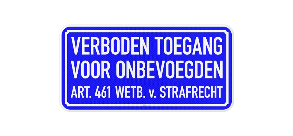 Verbodentoegangsborden